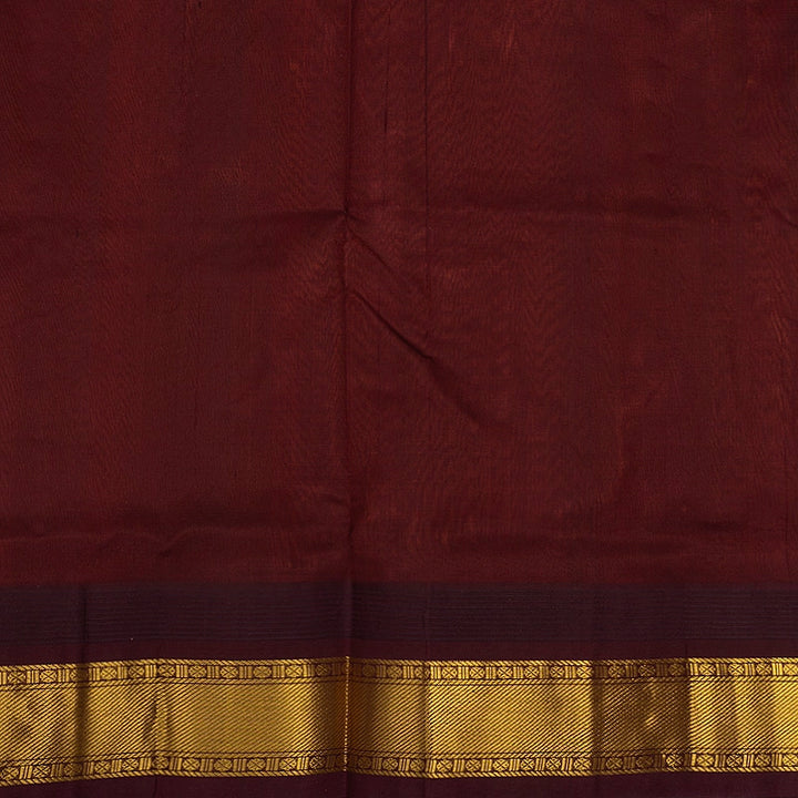 Hayagrivas Rust Pure Silk Cotton Saree SSCBF34D3-33