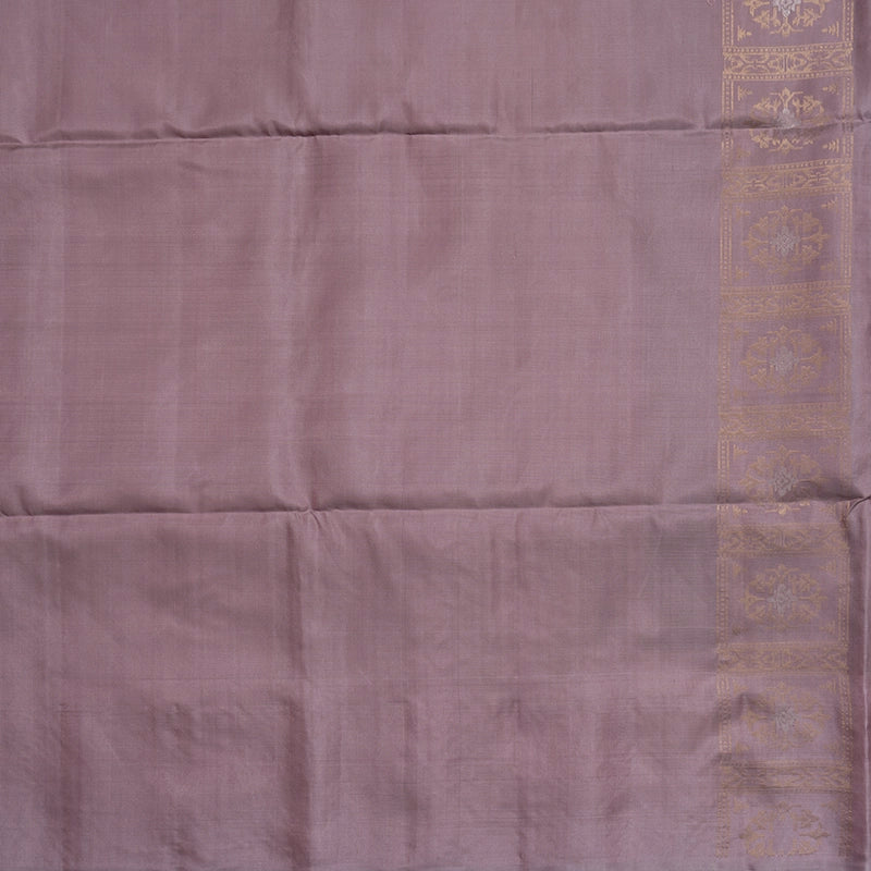 Hayagrivas Chocolate Brown Handloom Soft Silk Saree KBF553G15-2