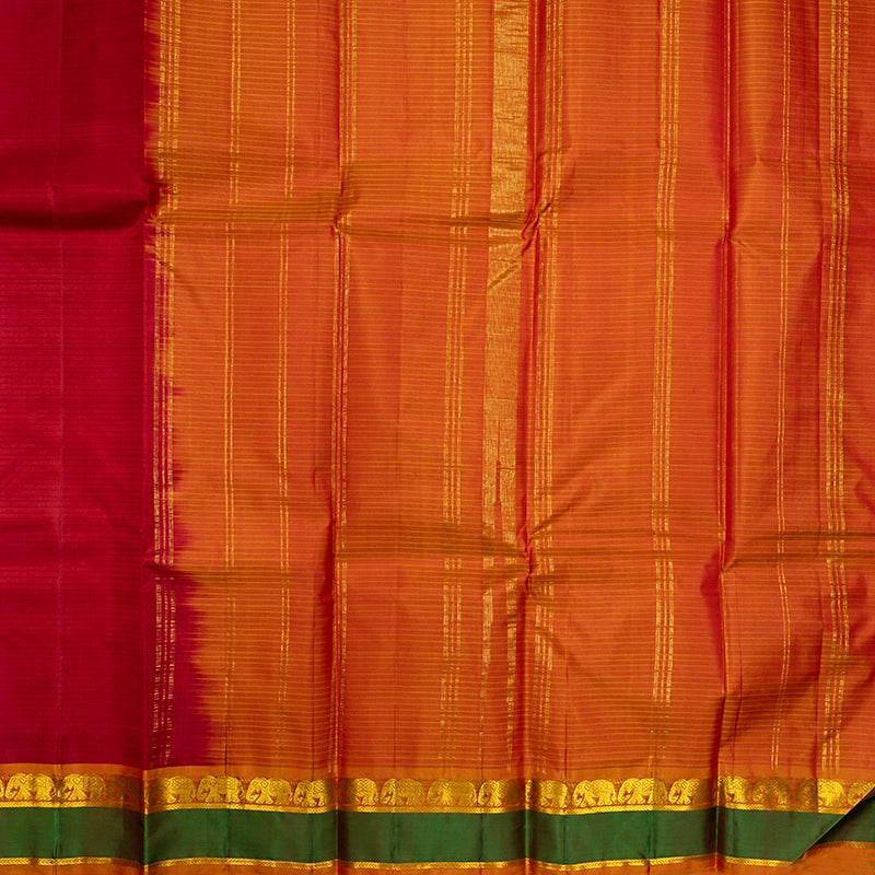 Hayagrivas Handloom Maroon Kanjivaram Silk Saree KBF486F1-28