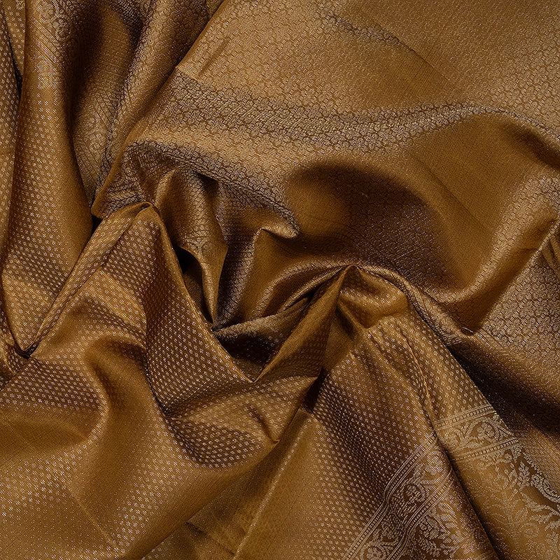 Hayagrivas Honey Mustard Handloom Soft Silk Saree KBF536G2-13