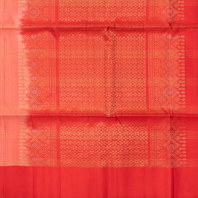 Hayagrivas Peach Handloom Soft Silk Saree KBF547G1-12