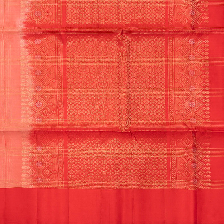 Hayagrivas Peach Handloom Soft Silk Saree KBF547G1-12