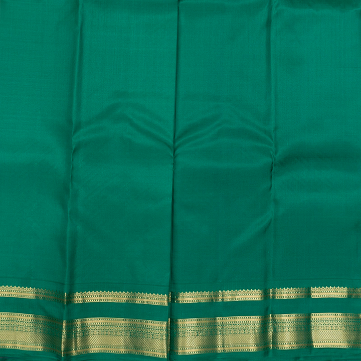 Hayagrivas Handloom Pink Kanjivaram Silk Saree with Manthalir Green Border KBF688G2-18