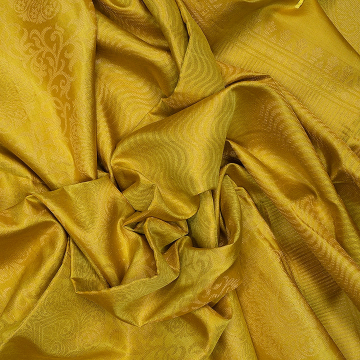 Hayagrivas Lemon Yellow Handloom Soft Silk Saree KSBE85A43-1