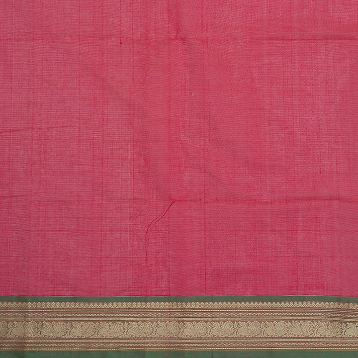 Hayagrivas Pink Handloom Kanchi Cotton Saree SSCBF132H16-1