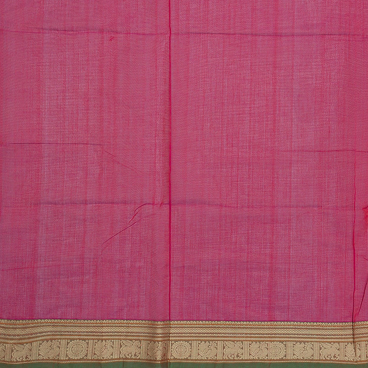Hayagrivas Pink Handloom Kanchi Cotton Saree SSCBF132H29-5