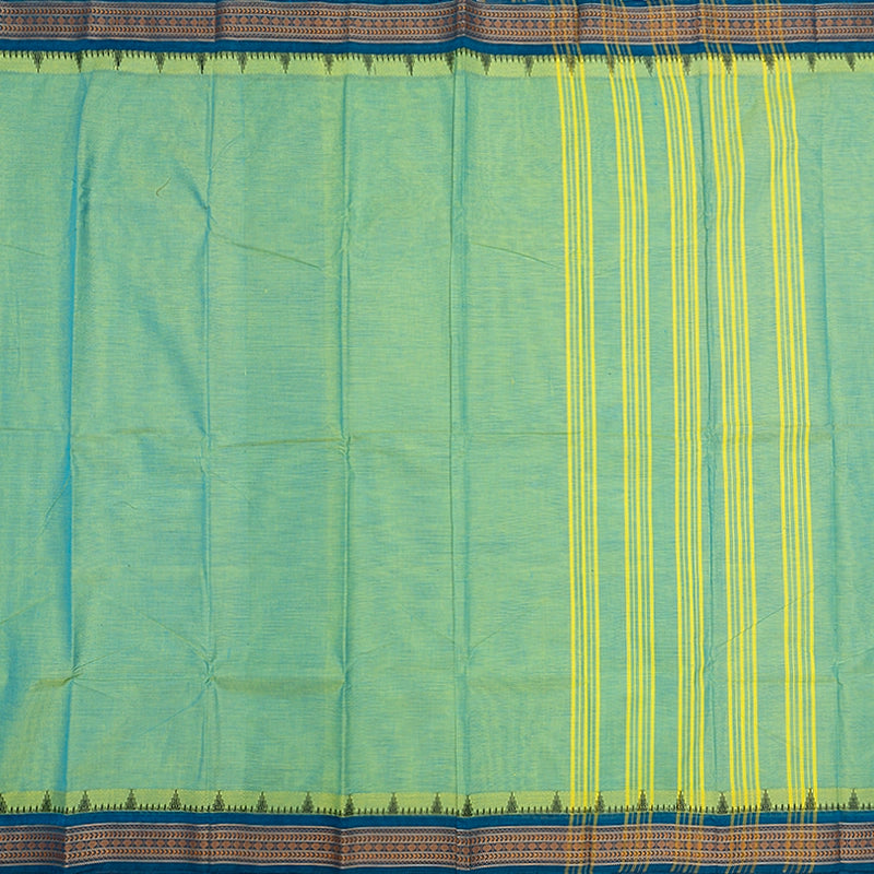 Hayagrivas Pista Green Handloom Chettinad Cotton Saree SSCBF134H1-18