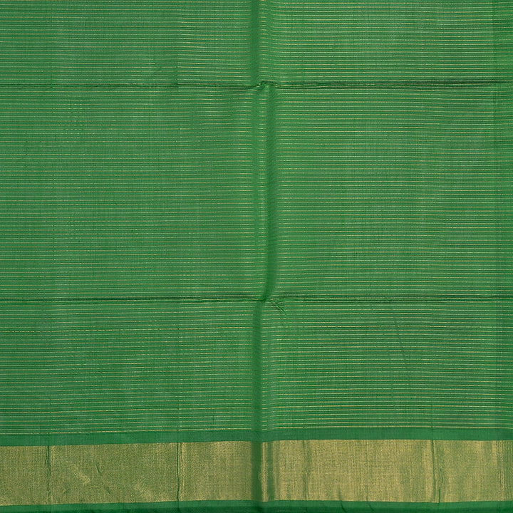 Hayagrivas Rama Blue Ikkat Kora Silk Cotton Saree SSCBF155H3-15