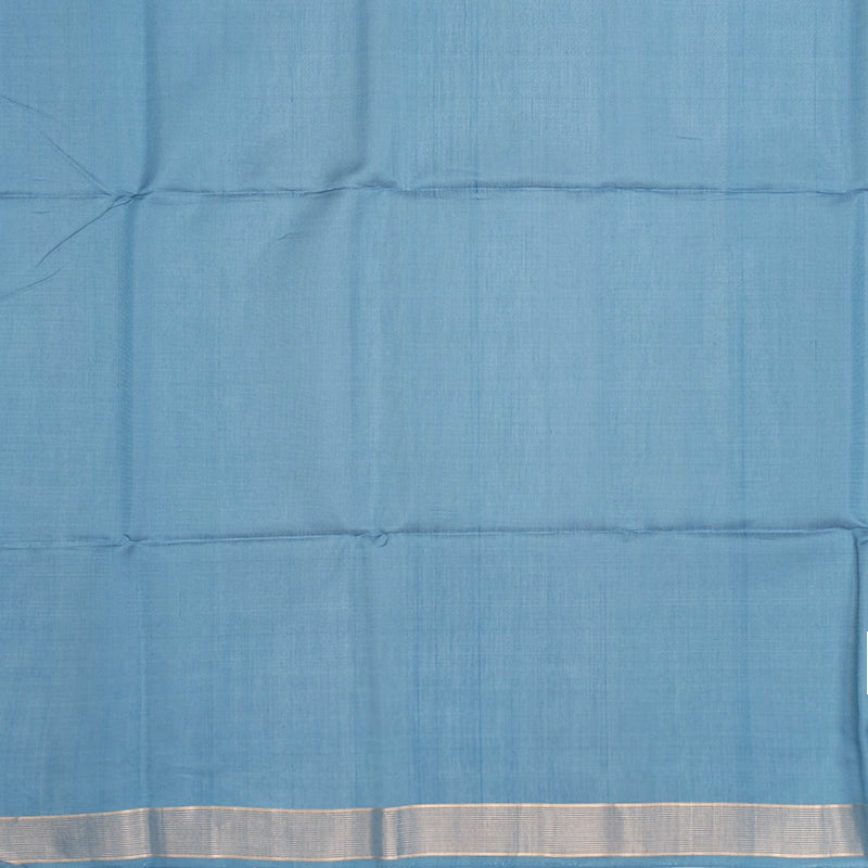 Hayagrivas Powder Blue Kora Silk Cotton Saree SSCBF156H2-59