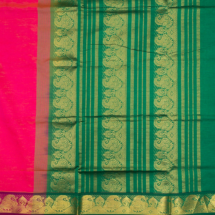 Hayagrivas Pink Semi Silk Cotton Saree SSCBF164I1-31