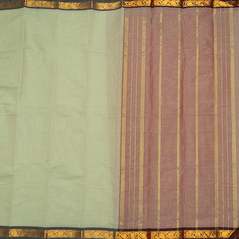 Hayagrivas Pista Green Handloom Chettinad Cotton Saree SSCBF167I1-21