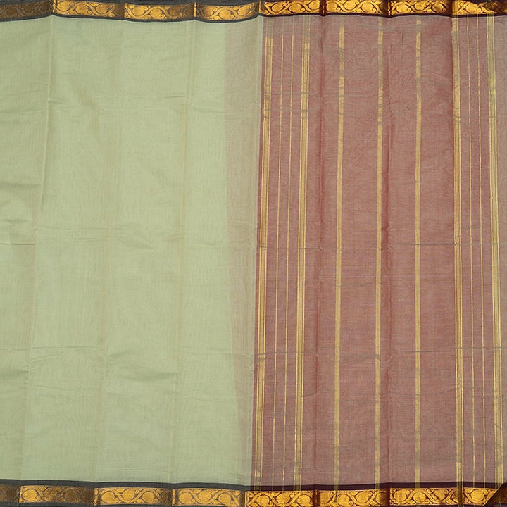 Hayagrivas Pista Green Handloom Chettinad Cotton Saree SSCBF167I1-21