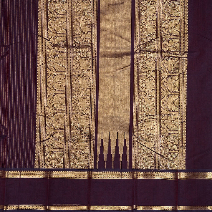 Hayagrivas Nagapazham Handloom Kanchi Cotton Saree SSCBF177I5-7