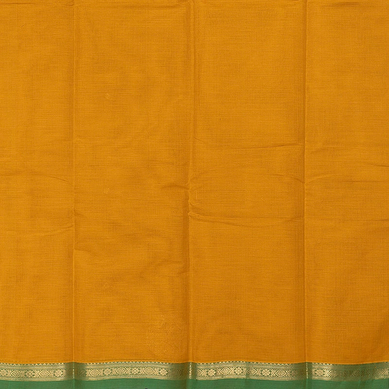 Hayagrivas Turmeric Yellow Handloom Kanchi Cotton Saree SSCBF177I6-1