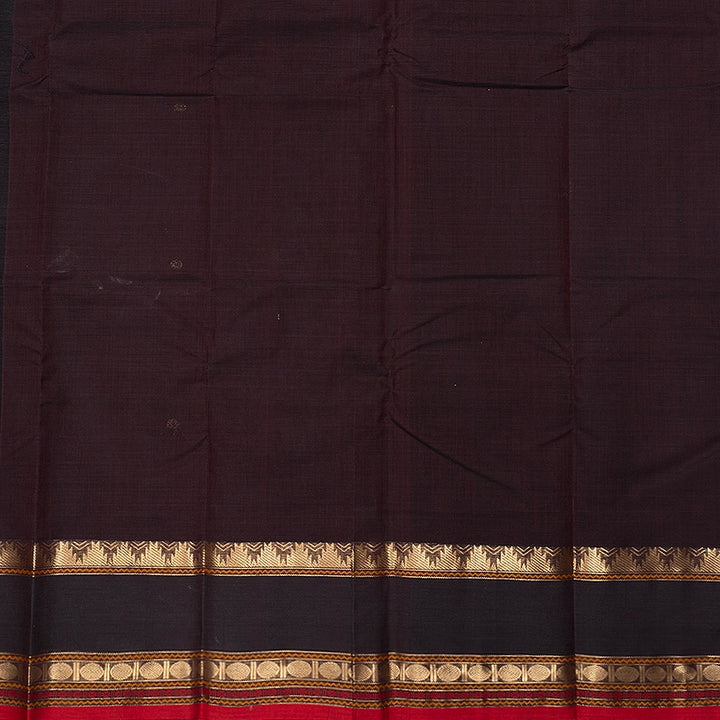 Hayagrivas Deep Nagapazham Handloom Kanchi Cotton Saree SSCBF177I7-5