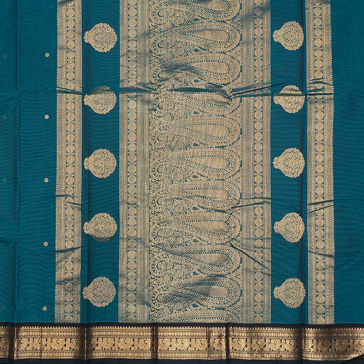 Hayagrivas Rama Green Handloom Kanchi Cotton Saree SSCBF177I8-12