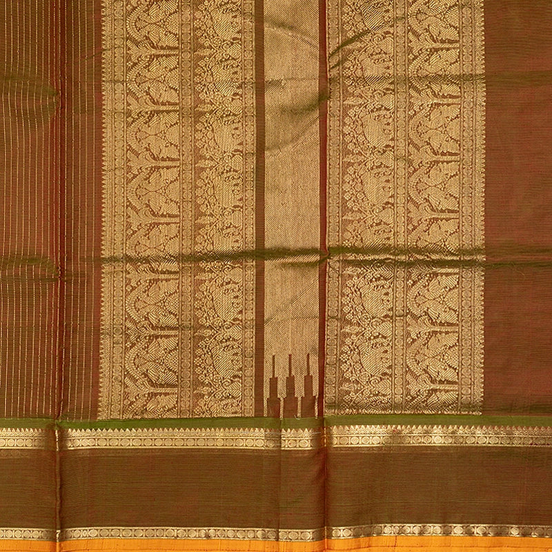 Hayagrivas Manthalir Green Kanchi Silk Cotton Saree SSCBF179I2-1