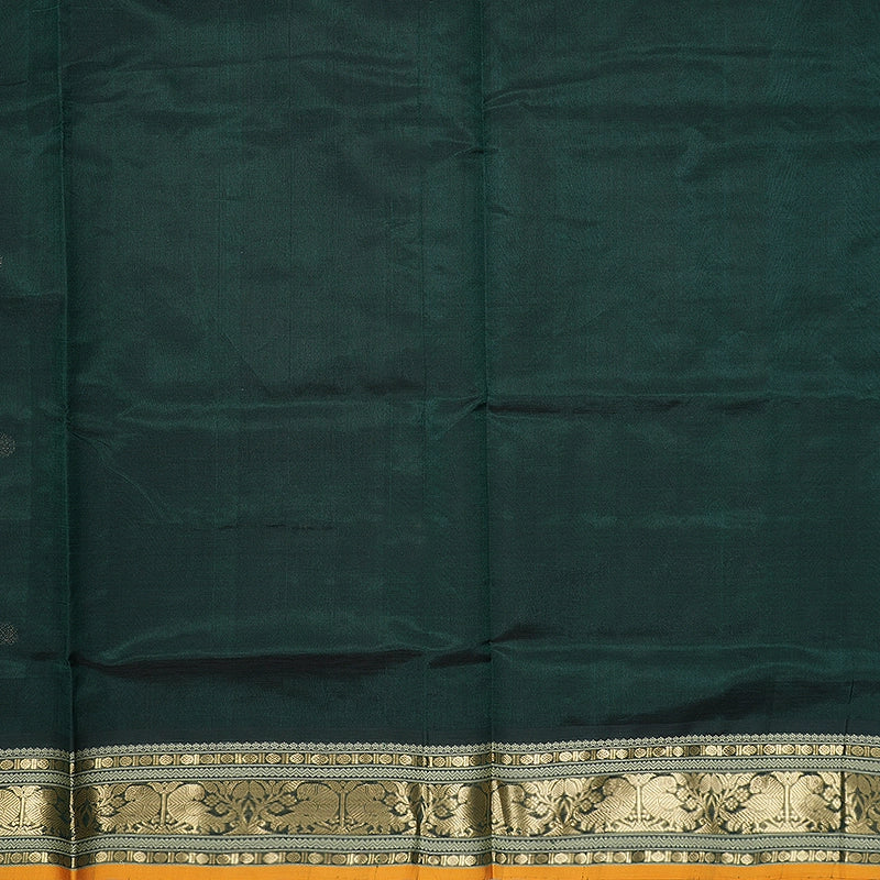 Hayagrivas Bottle Green Kanchi Silk Cotton Saree SSCBF179I5-39