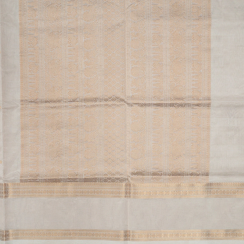 Hayagrivas Half-White Kanchi Silk Cotton Saree SSCBF179I9-29