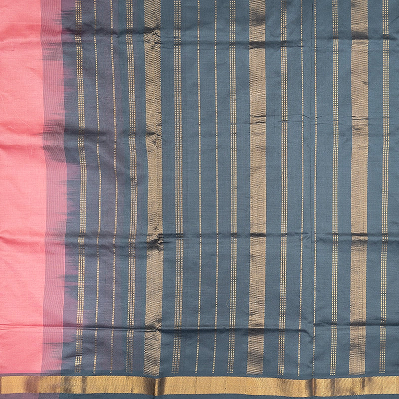 Hayagrivas Baby Pink Semi Silk Cotton Saree SSCBF180I1-11