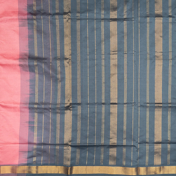 Hayagrivas Baby Pink Semi Silk Cotton Saree SSCBF180I1-11