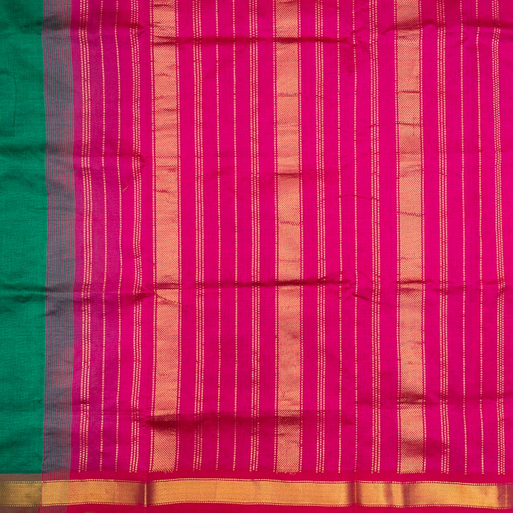 Hayagrivas Bottle Green Semi Silk Cotton Saree SSCBF180I1-28
