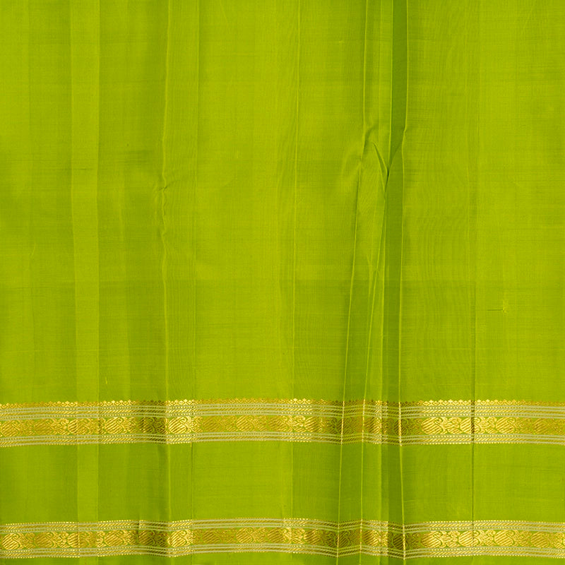 Hayagrivas Handloom Purple Kanjivaram Silk Saree with Ganga Jamuna Border KBE2318B7-1