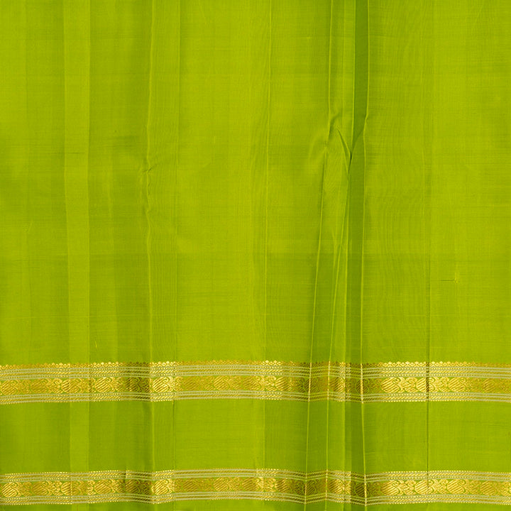 Hayagrivas Handloom Purple Kanjivaram Silk Saree with Ganga Jamuna Border KBE2318B7-1