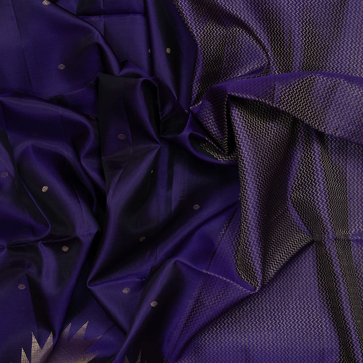 Hayagrivas Purple Handloom Soft Silk Saree KBF311E1-14