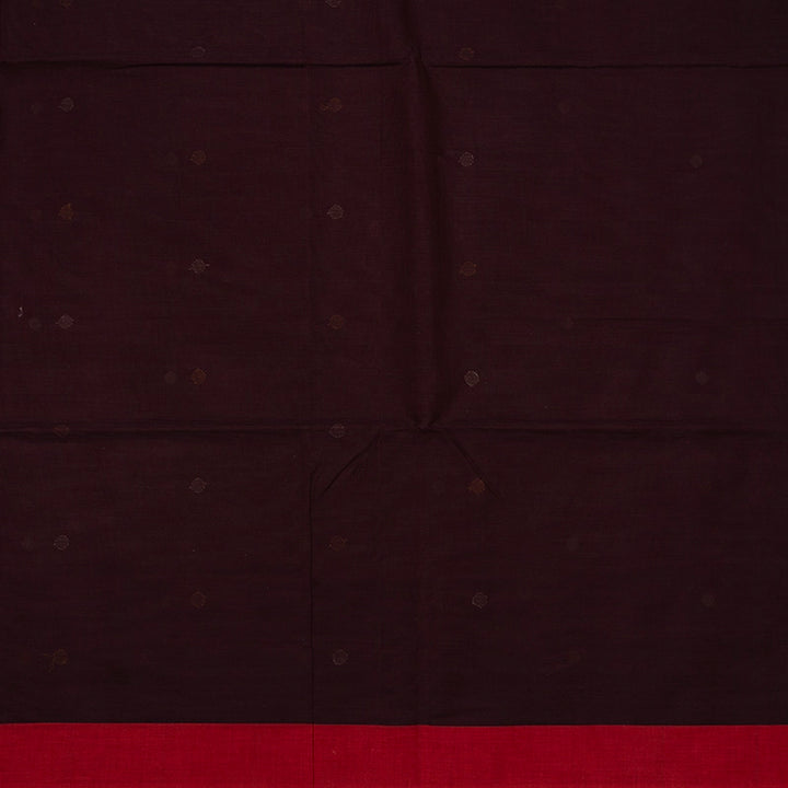 Hayagrivas Burgundy Handloom Kanchi Cotton Saree KSBE90A8-2