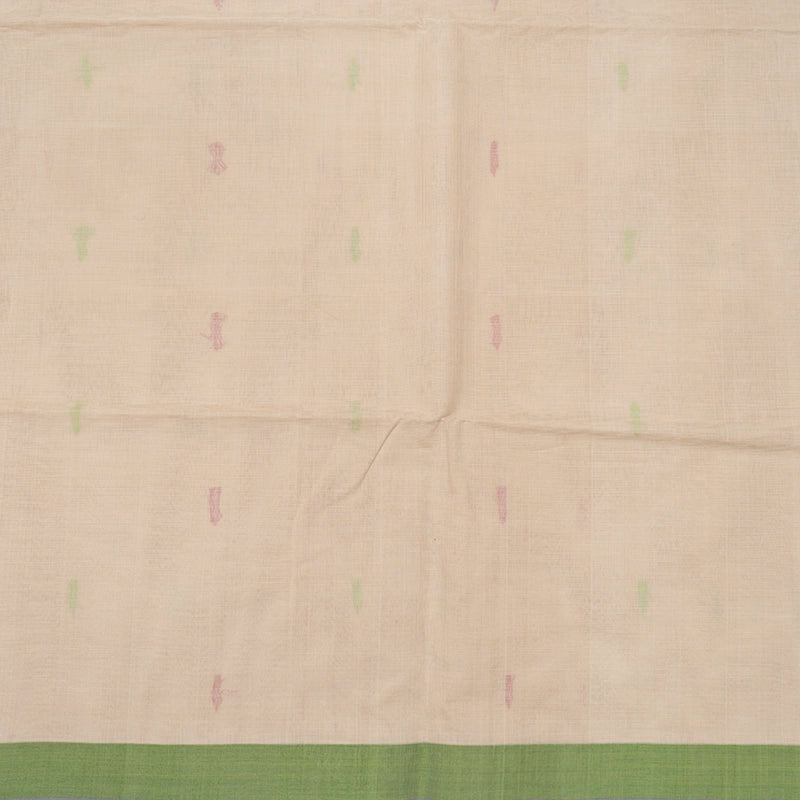 Hayagrivas Cream Handloom Kanchi Cotton Saree KSBE90A11-3
