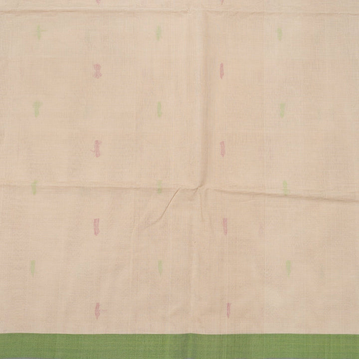 Hayagrivas Cream Handloom Kanchi Cotton Saree KSBE90A11-3