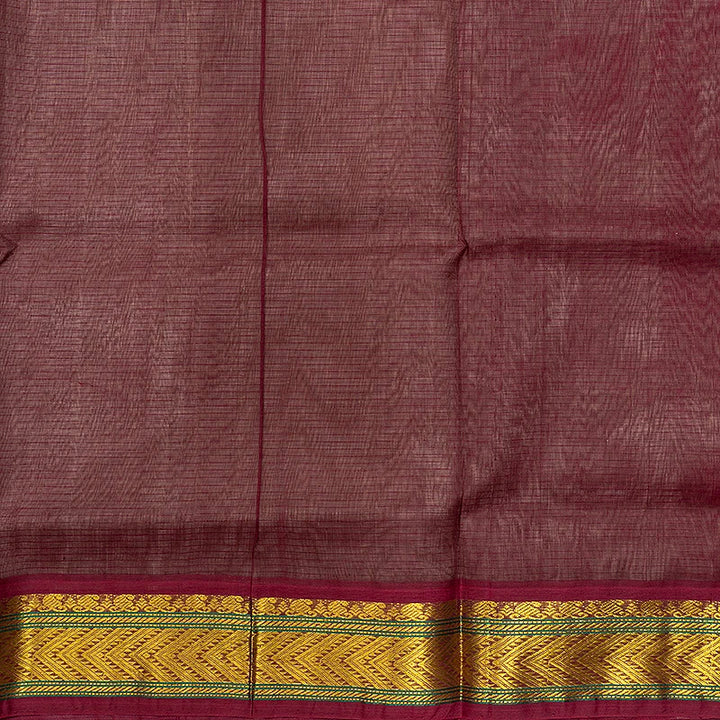 Hayagrivas Cement Green Pure Silk Cotton Saree SSCBF55E2-5