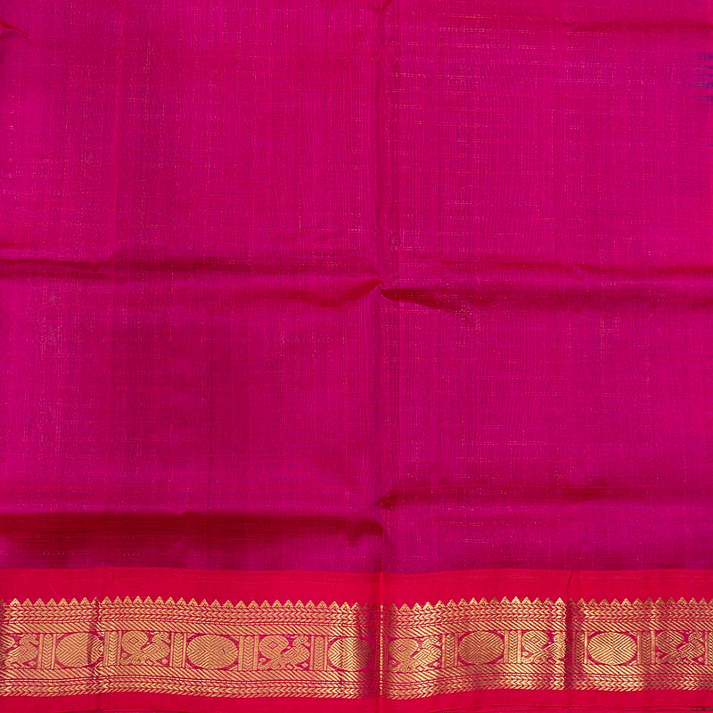 Hayagrivas Bottle Green Pure Silk Cotton Saree SSCBF56E5-12
