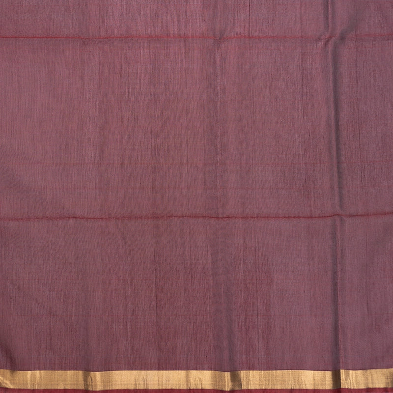 Hayagrivas Olive Green Ikkat Kora Silk Cotton Saree KSBE92A10-5