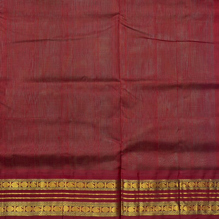 Hayagrivas Green Pure Silk Cotton Saree SSCBF16D2-9