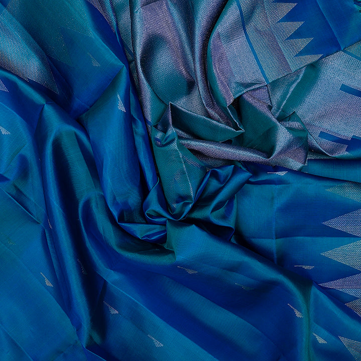 Hayagrivas Mayilkazhuthu Handloom Soft Silk Saree KBF536G3-5