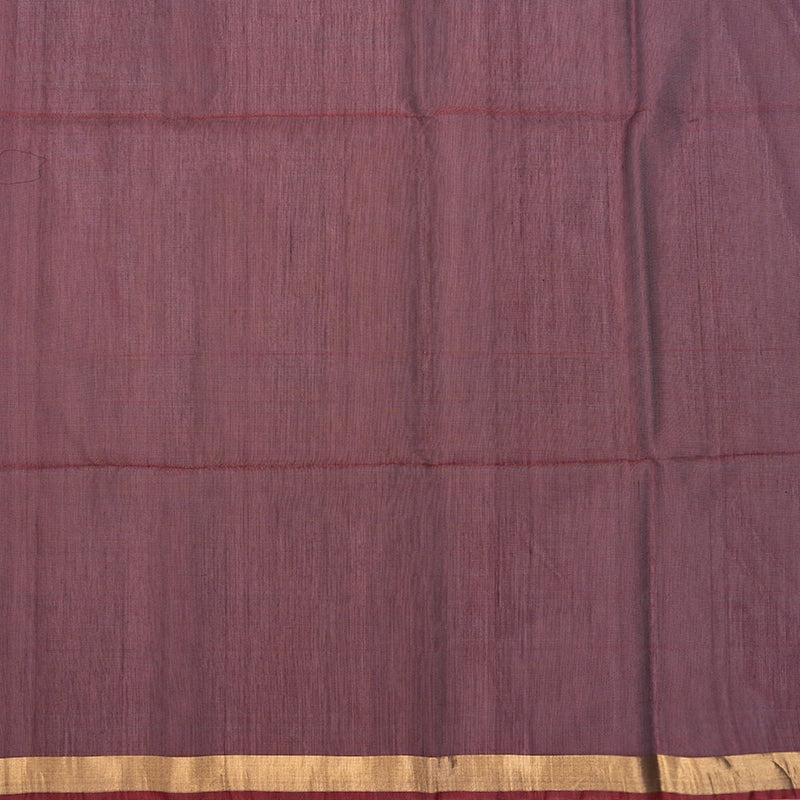 Hayagrivas Black Ikkat Kora Silk Cotton Saree KSBE92A10-13
