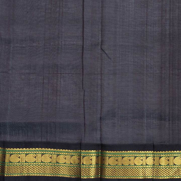 Hayagrivas Sunset Orange Pure Silk Cotton Saree SSCBF56E9-7