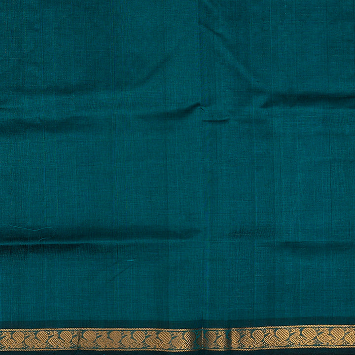 Hayagrivas Peacock Green Pure Silk Cotton Saree SSCBF53E10-2