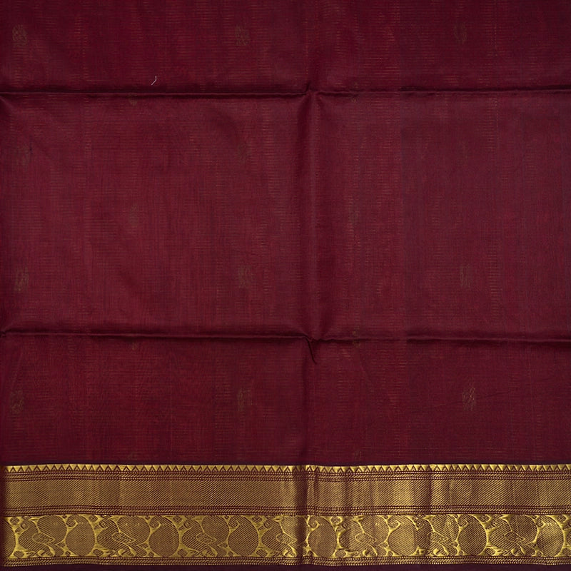 Hayagrivas Red Kora Silk Cotton Saree KBE1678K2-22