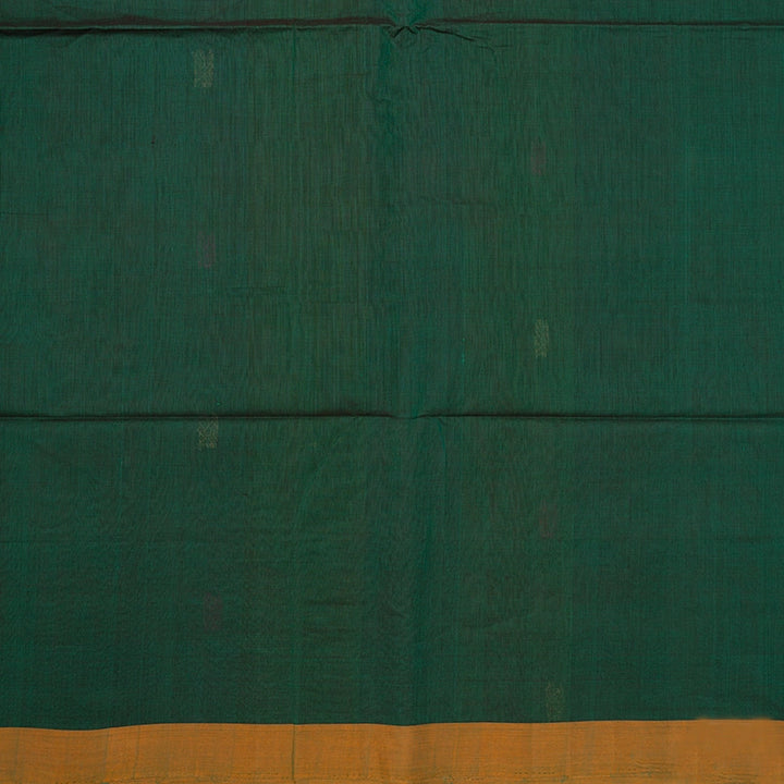 Hayagrivas Bottle Green Handloom Kanchi Cotton Saree SSCBF104F13-3