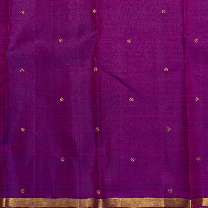 Hayagrivas Handloom Purple Kanjivaram Silk Saree KBE2535C18-1