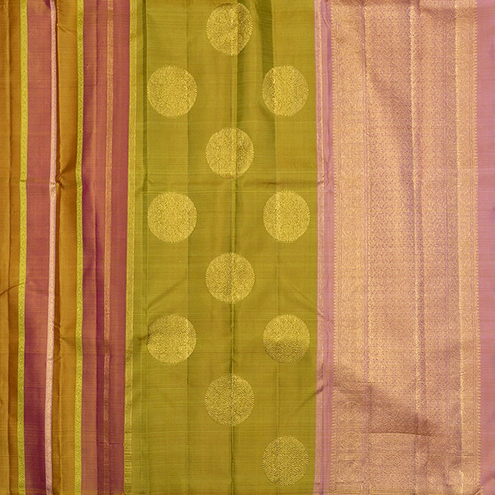 Hayagrivas Handloom Multicolour Stripes Kanjivaram Silk Saree KBFL390J1-1-BF390-SBS