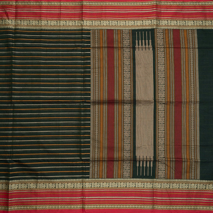 Hayagrivas Karum Pachai Handloom Kanchi Cotton Saree SSCBF132H19-1