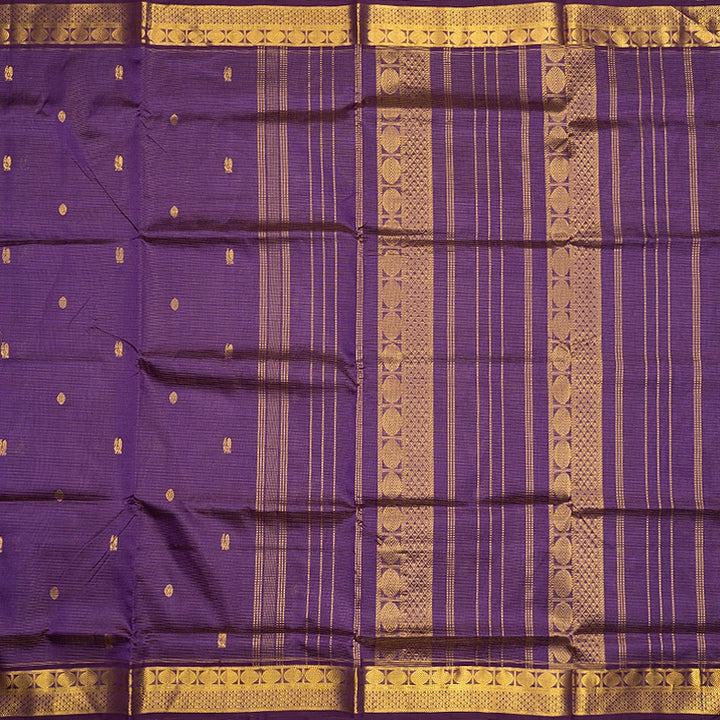 Hayagrivas Purple Pure Silk Cotton Saree SSCBF137H8-14