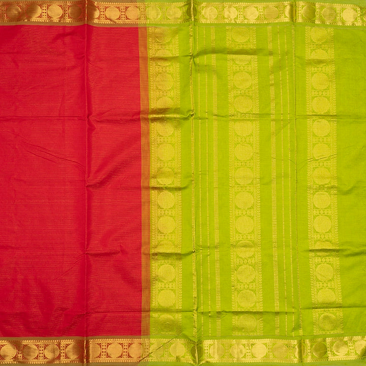 Hayagrivas Red Semi Silk Cotton Saree SSCBF164I2-32