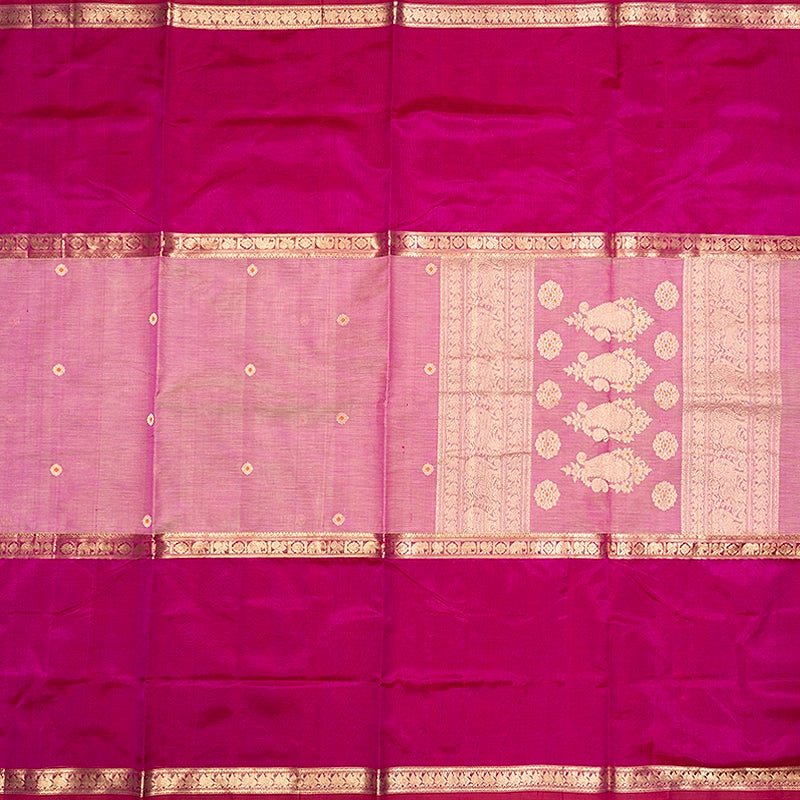 Hayagrivas Baby Pink Kanchi Silk Cotton Saree SSCBF179I10-8