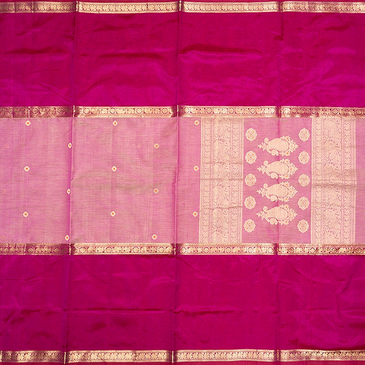 Hayagrivas Baby Pink Kanchi Silk Cotton Saree SSCBF179I10-8