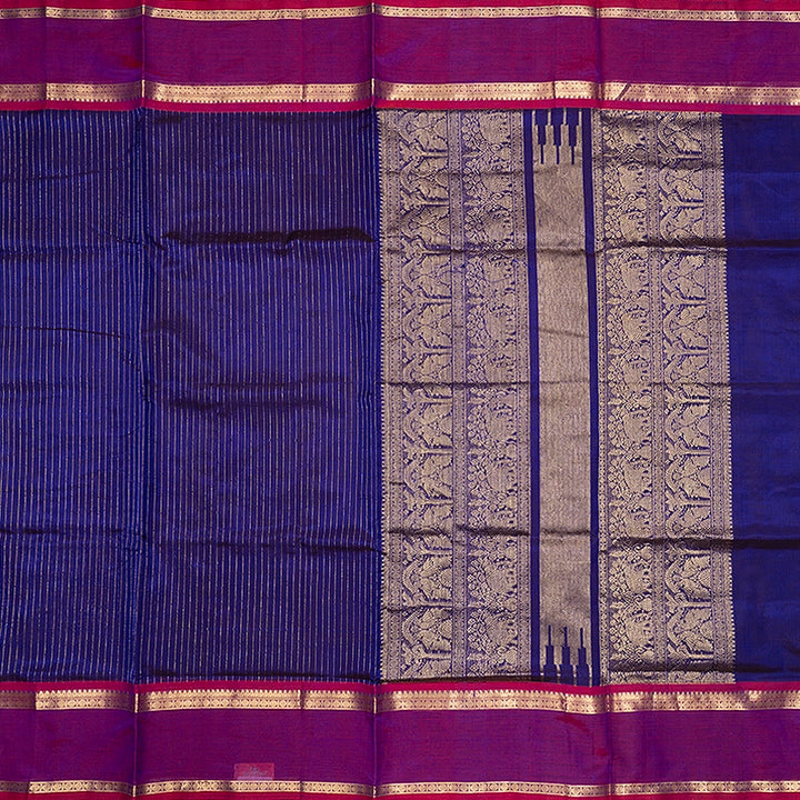 Hayagrivas Purple Kanchi Silk Cotton Saree SSCBF179I2-2